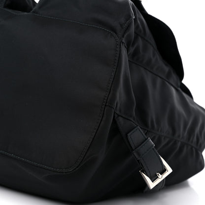 Prada Nylon Vela Medium Backpack Black 8 of 8