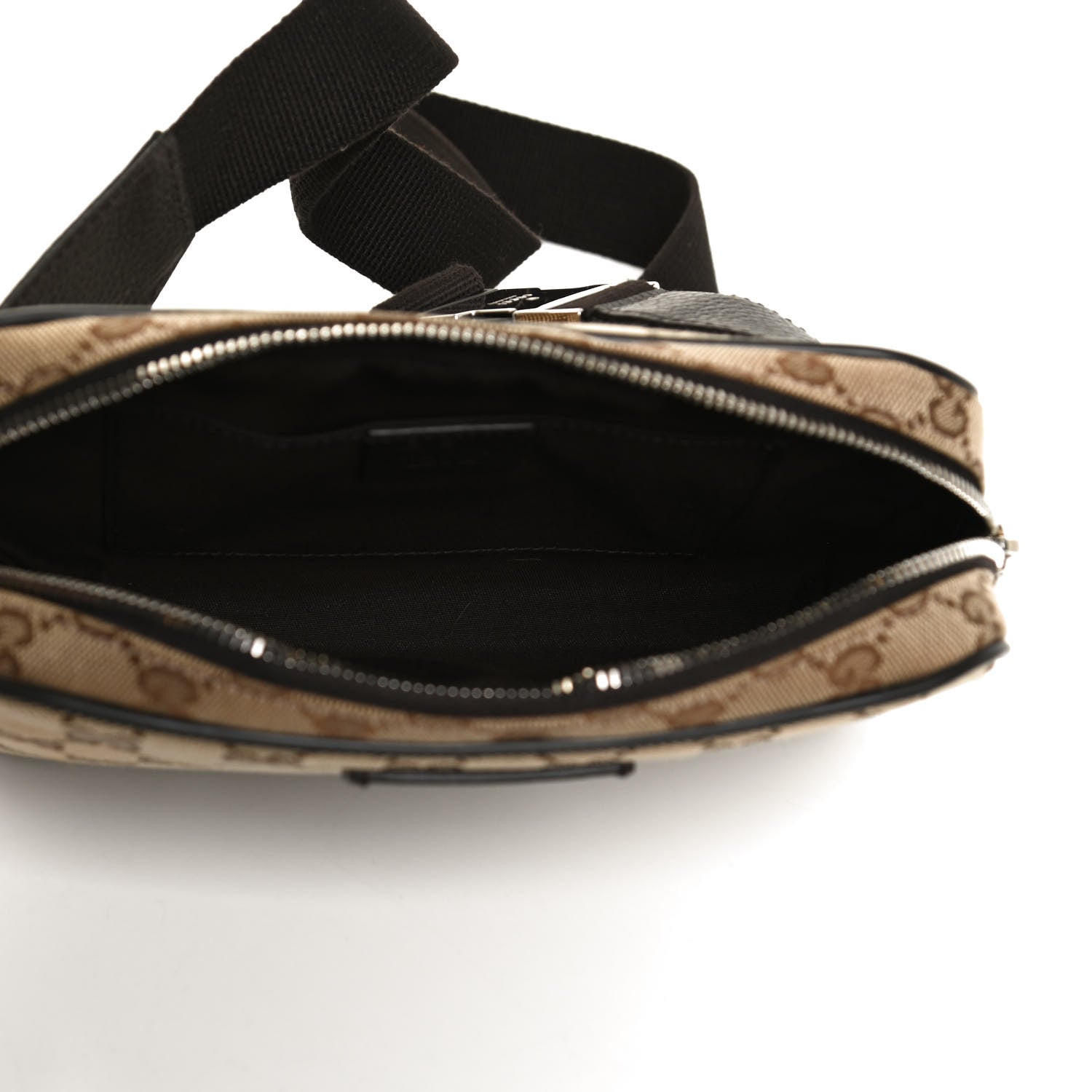 Gucci Monogram Belt Bag Dark Brown 9 of 12