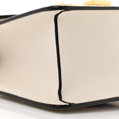 Gucci Calfskin Mini Sylvie Top Handle Bag White 9 of 11
