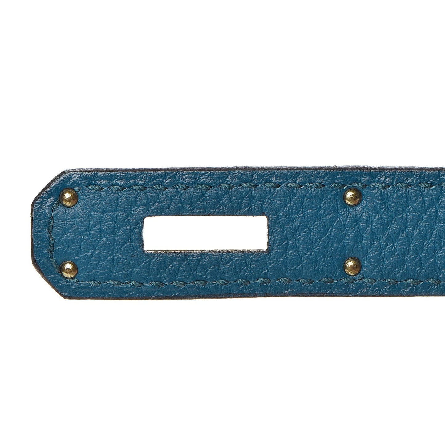 Togo Birkin 35 Bleu de Galice