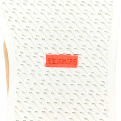 Hermes Calfskin Suede Shearling Day Sneakers 39 6 of 7
