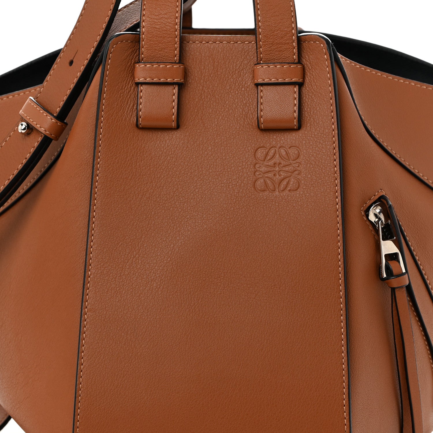 Loewe Grained Calfskin Small Hammock Shoulder Bag Tan 8 of 10