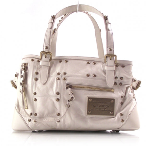 Lambskin Riveting White