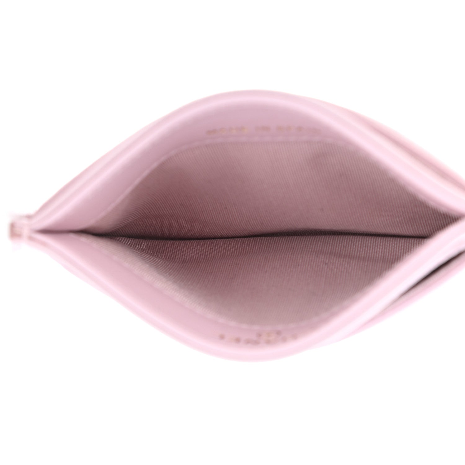 Chanel Lambskin Quilted Chanel 19 Card Holder Light Pink 5 of 10