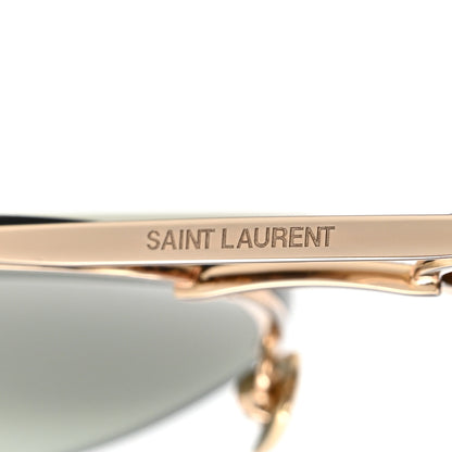 Saint Laurent Aviator Classic 11M Sunglasses Gold 5 of 9