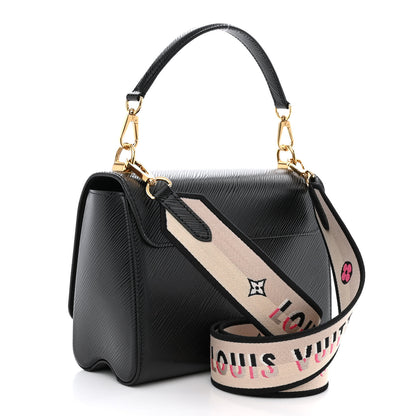 Louis Vuitton Epi Twist Top Handle Shoulder Bag MM Black 4 of 10