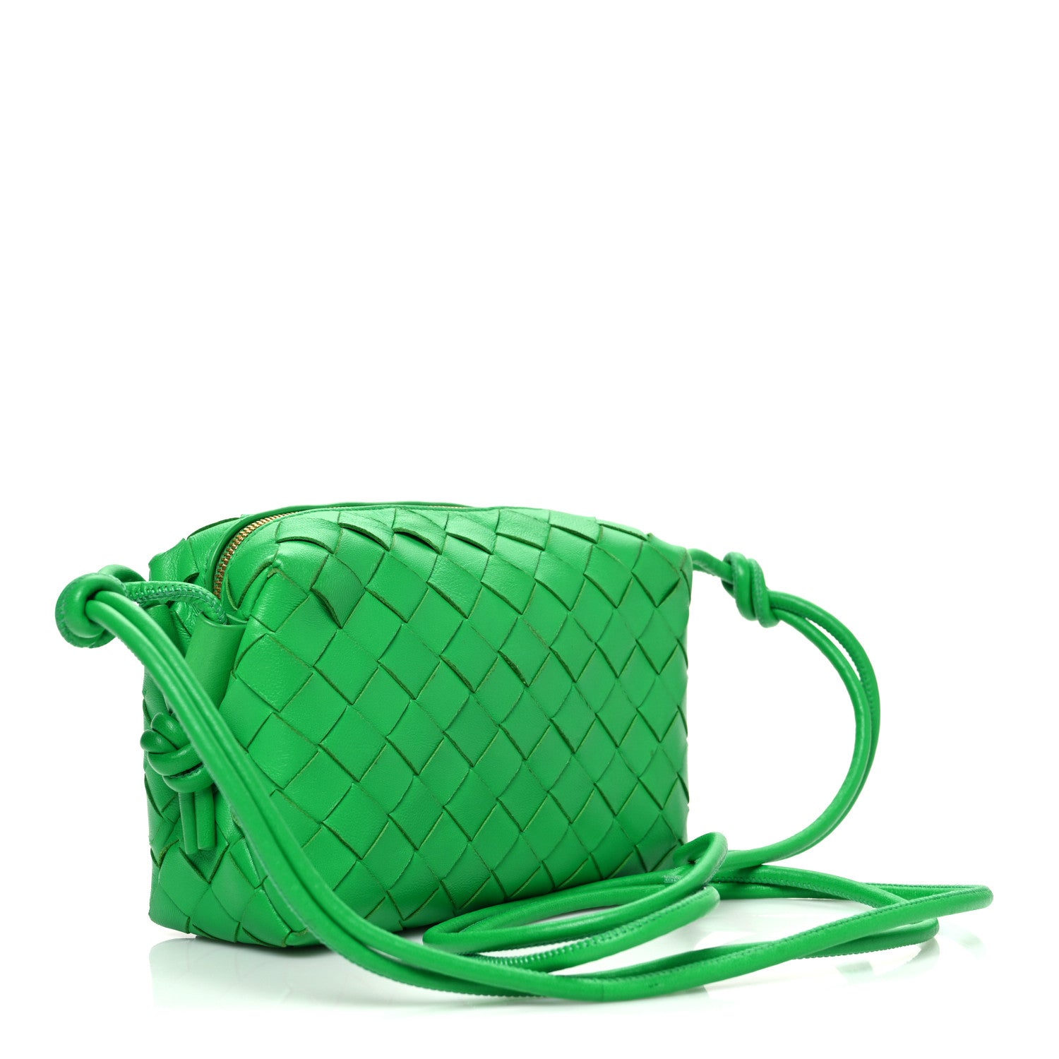 Bottega Veneta Nappa Intrecciato Mini Loop Camera Bag Parakeet 3 of 11