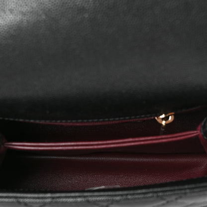 Chanel Caviar Quilted Extra Mini Coco Handle Flap Black 5 of 9