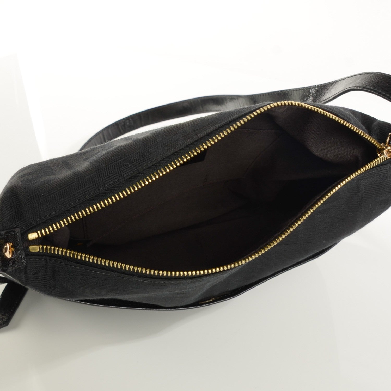 Fendi Zucca Chef Crossbody Bag Black 9 of 9
