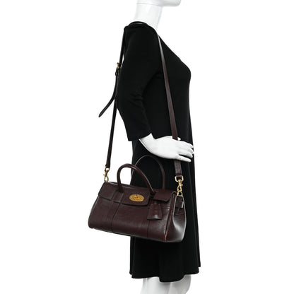 Mulberry Classic Grain Small Bayswater Satchel Oxblood 2 of 16