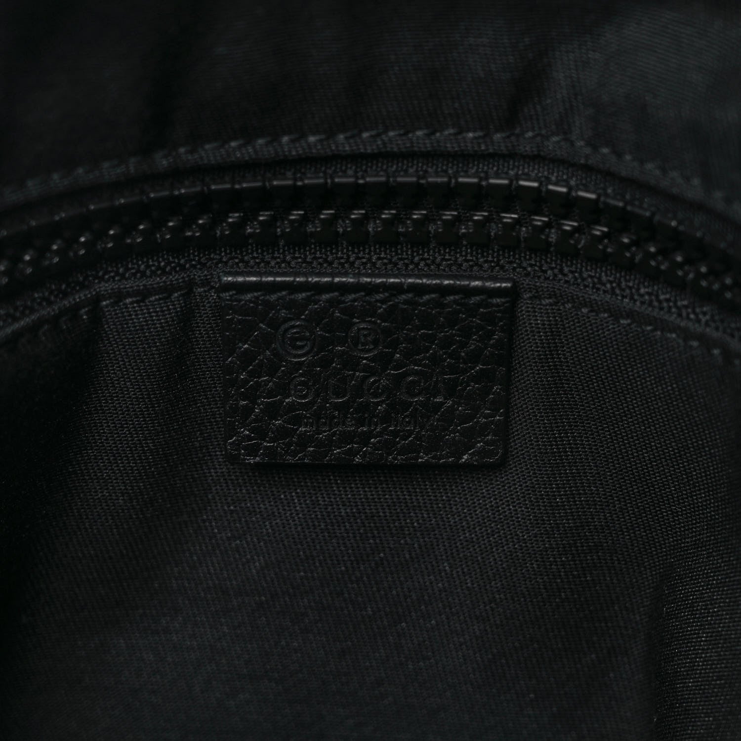 Gucci Nylon Monogram Small Flat Messenger Bag Black 5 of 8
