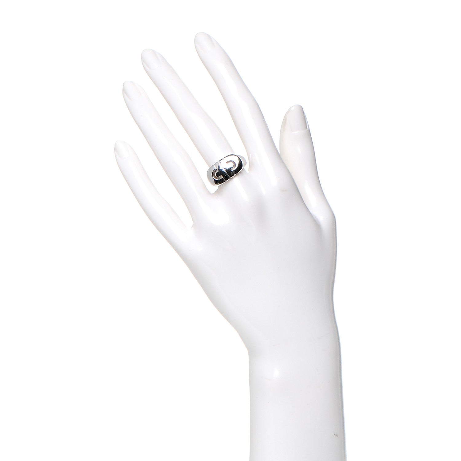 Bulgari BVLGARI 18K White Gold Parentesi Ring 6.5 2 of 4