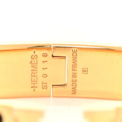 Hermes Enamel Narrow Clic Clac H Bracelet PM Black 4 of 4
