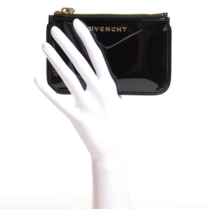 Givenchy Patent Calfskin Small Antigona Flat Pouch Black 2 of 8