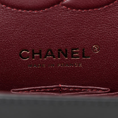 Chanel Lambskin Quilted Medium Double Flap Black 6 of 13