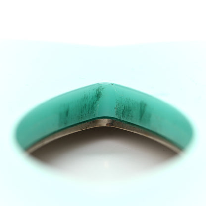 Chanel Enamel CC Brooch Turquoise Gold 9 of 11
