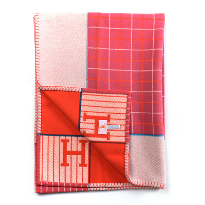 Hermes Wool Cashmere Avalon Passe-Passe Blanket Figue 2 of 3