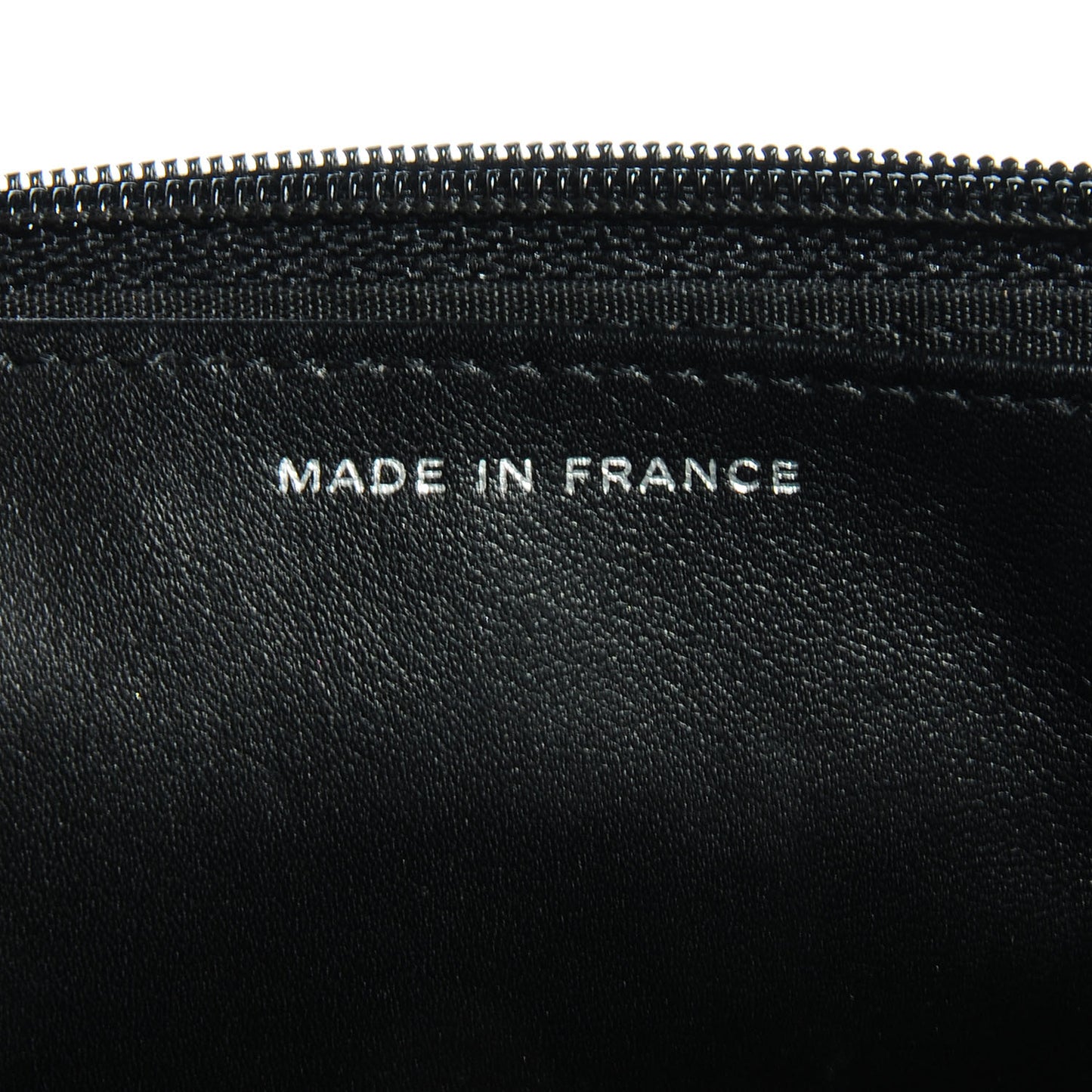 Patent Quilted Brilliant Wallet On Chain WOC Black