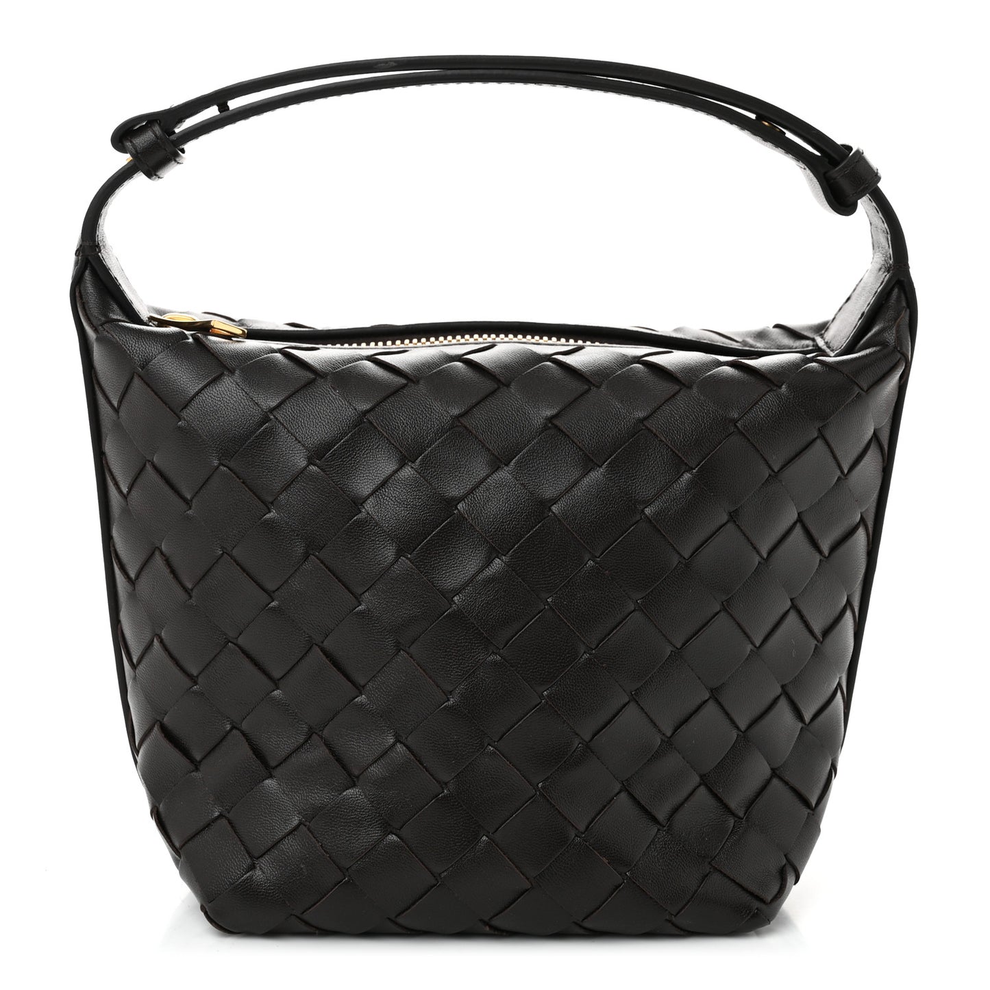 Calfskin Nappa Intrecciato Mini Wallace Fondant