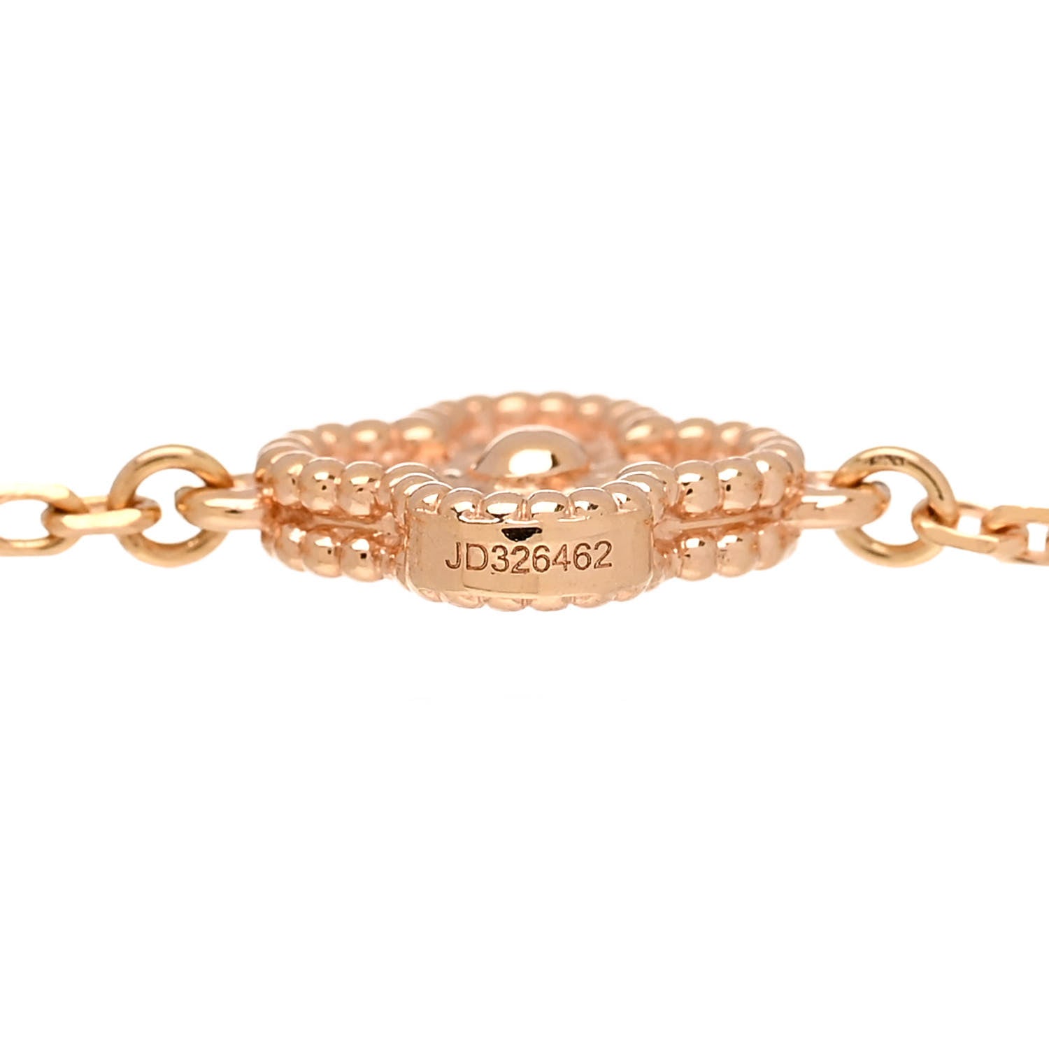 Van Cleef & Arpels 18K Rose Gold 6 Motifs Sweet Alhambra Bracelet 4 of 5
