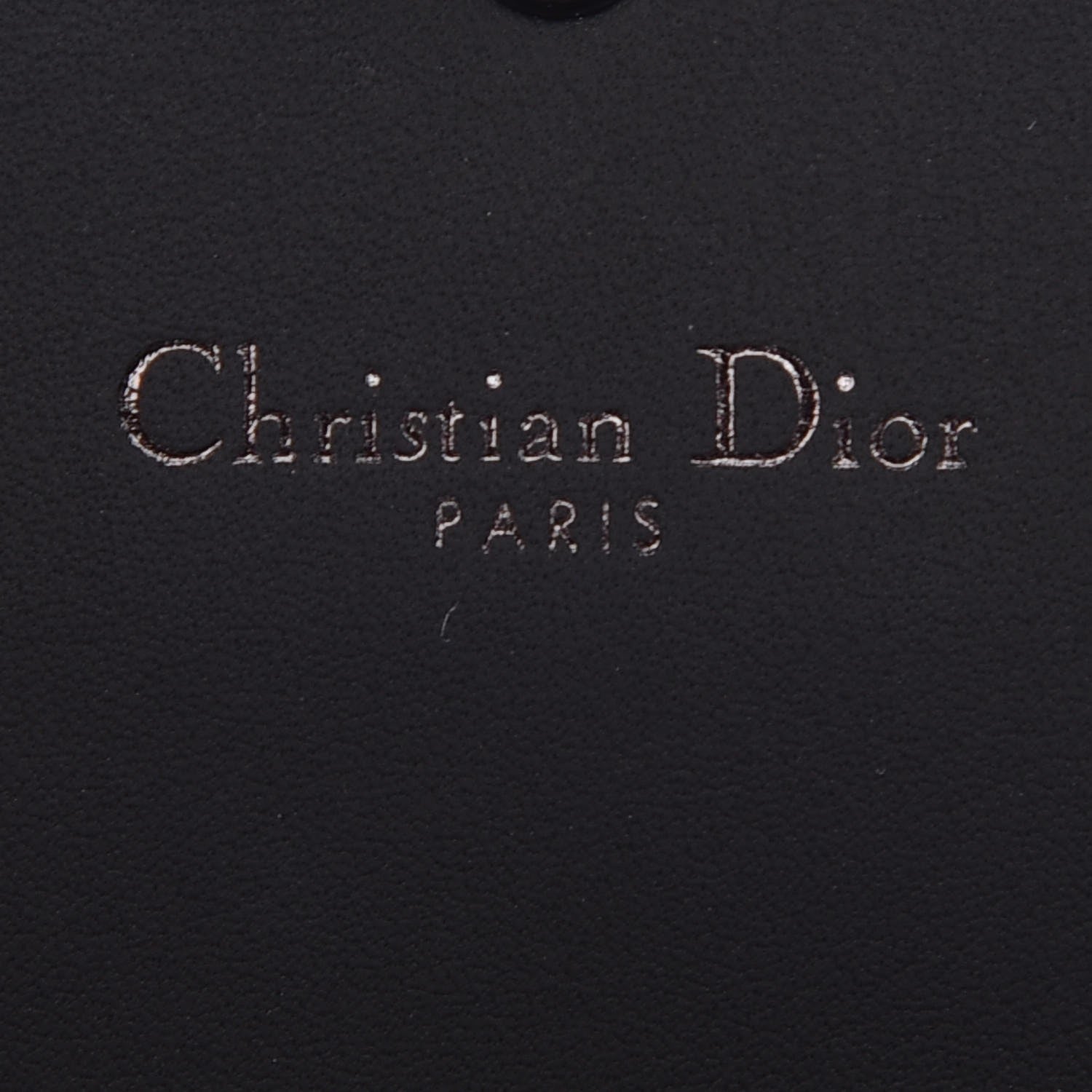 Christian Dior Ultra Matte Calfskin Studded Diorama Croisiere Chain Wallet Black 6 of 8