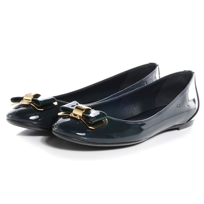 Louis Vuitton Patent Calfskin Lou Flats Marine 40 3 of 7