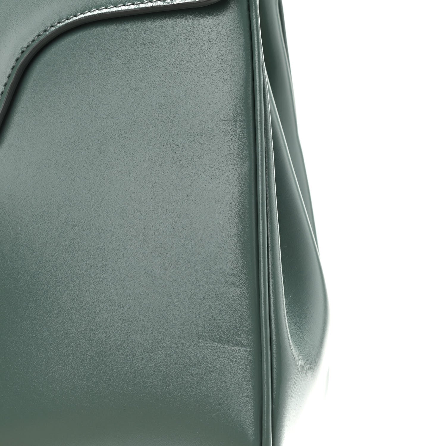 Celine Satinated Calfskin Small 16 Top Handle Bag Celadon 7 of 11