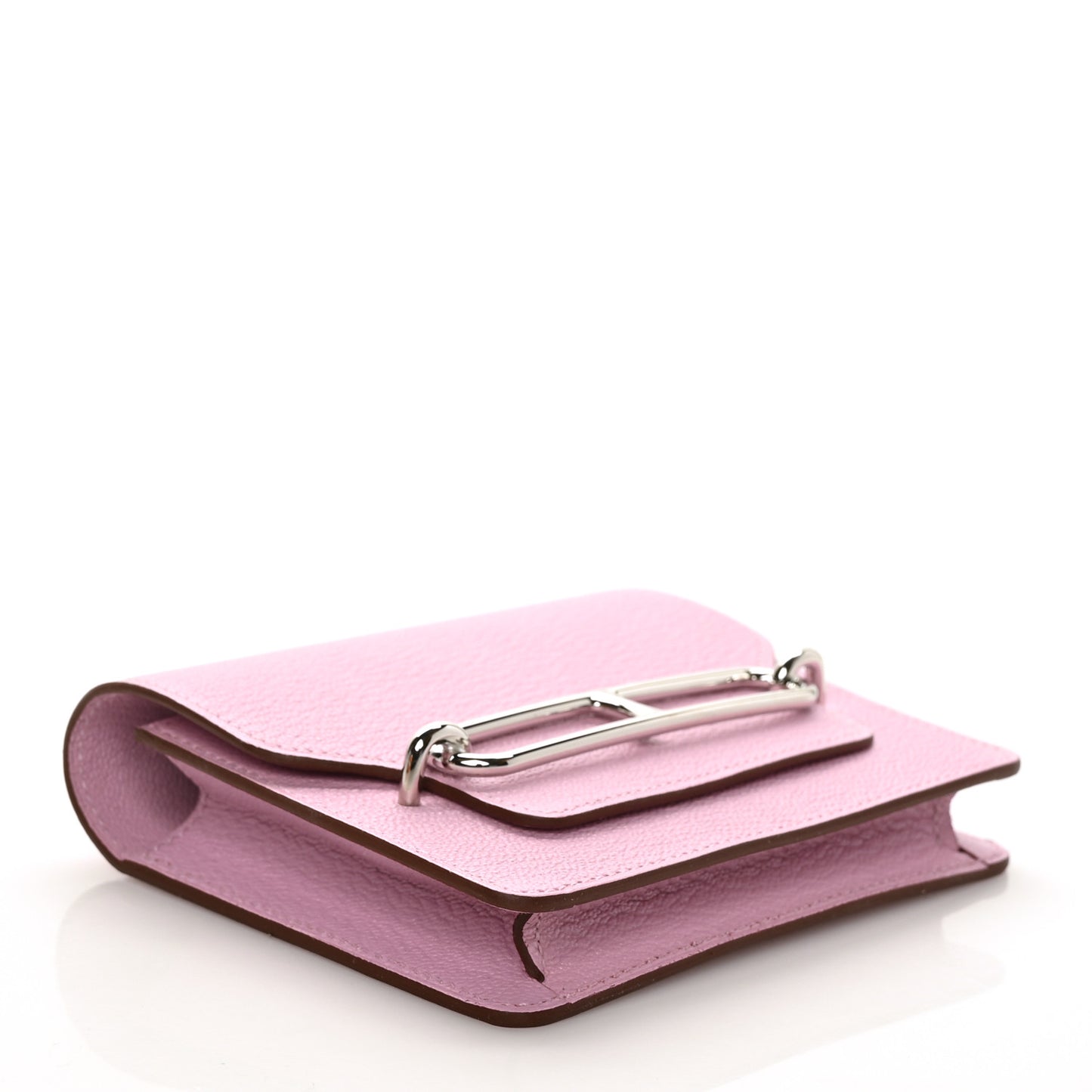 Chevre Mysore Roulis Slim Wallet Mauve Sylvestre