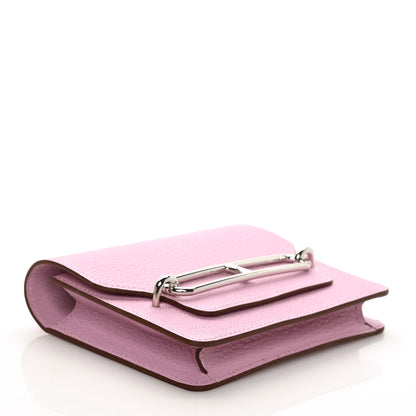 Hermes Chevre Mysore Roulis Slim Wallet Mauve Sylvestre 5 of 9