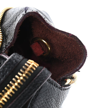 Miu Miu Goatskin Madras Zip Tote Black 7 of 8