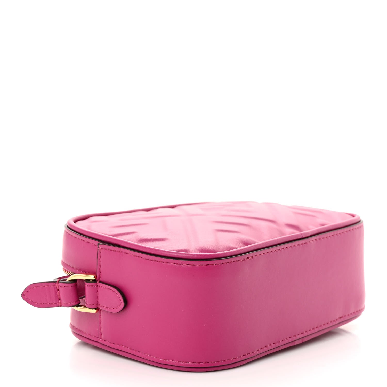 Fendi Vitello Epoque FF Embossed Camera Case Ciclamino Pilar 4 of 14
