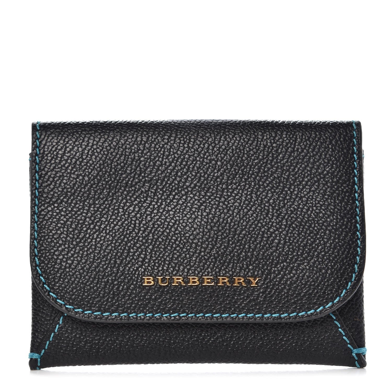 Burberry Grainy Calfskin Card Case Black 1 of 9