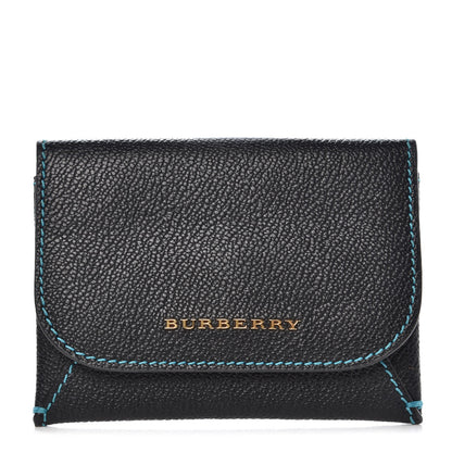 Burberry Grainy Calfskin Card Case Black 1 of 9