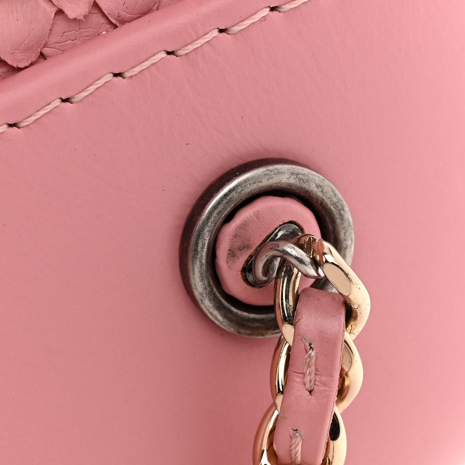 Chanel Snakeskin Small Gabrielle Backpack Light Pink 11 of 11