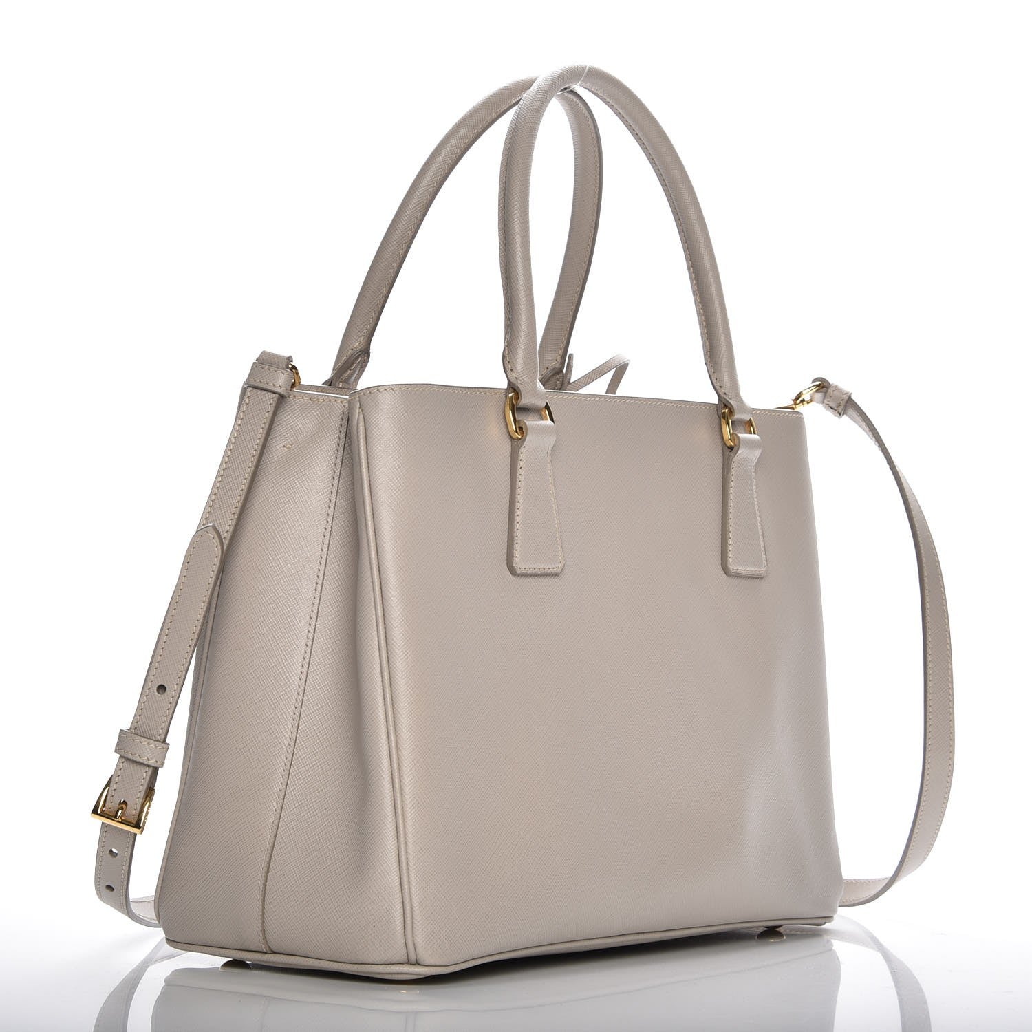 Prada Saffiano Lux Medium Tote Pomice 4 of 9
