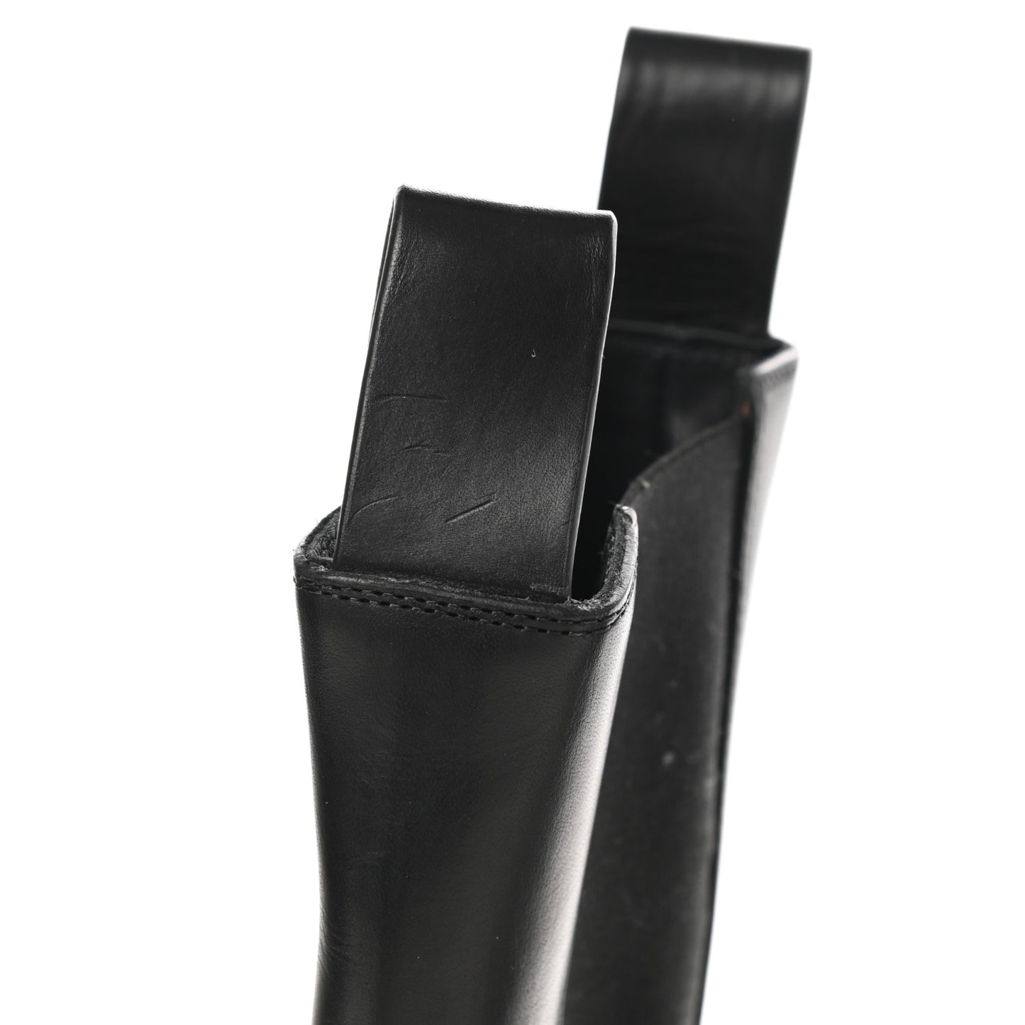 Calfskin The Tire Chelsea Boots 40 Black Peachy