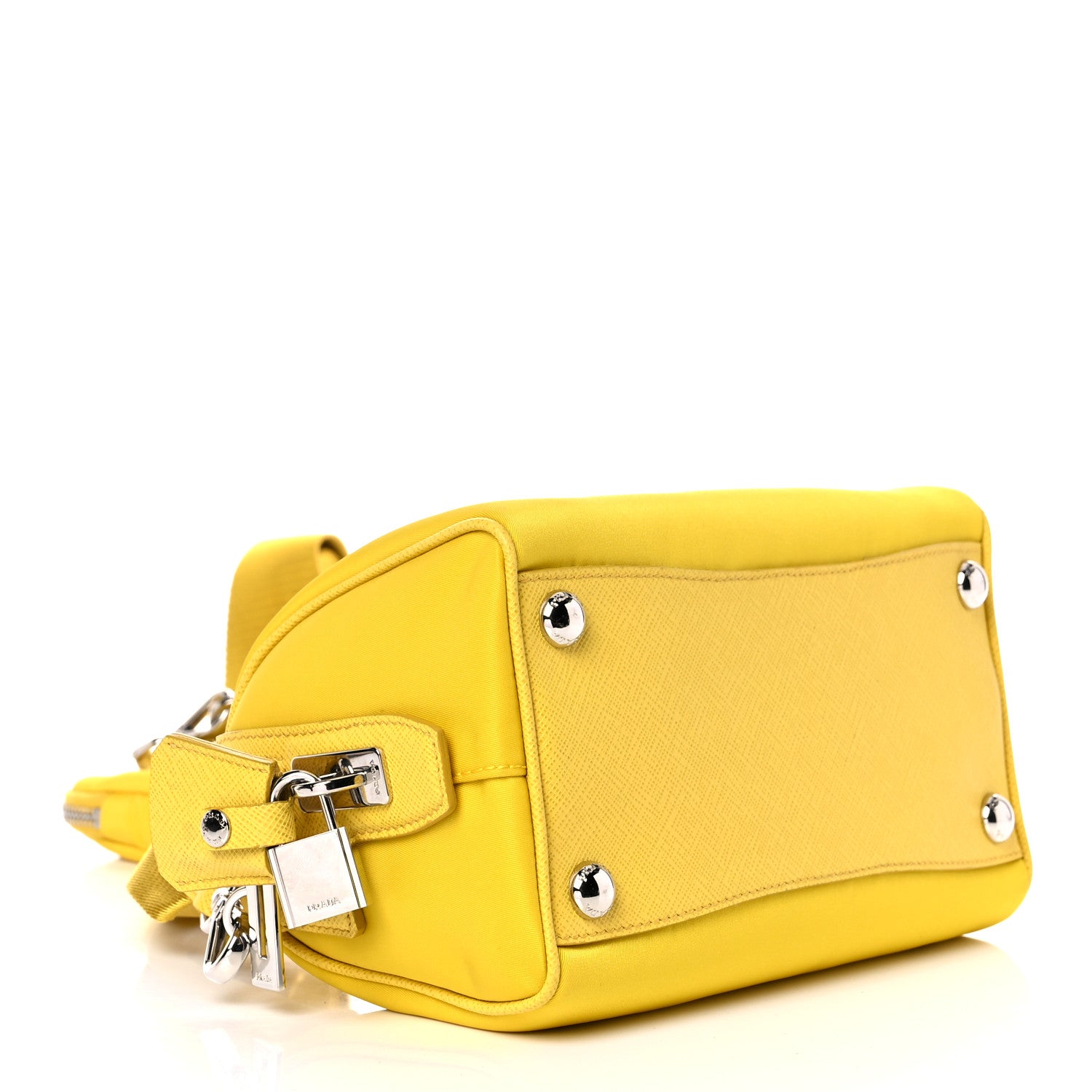 Prada Nylon Re-Edition Shoulder Bag Giallo 4 of 18