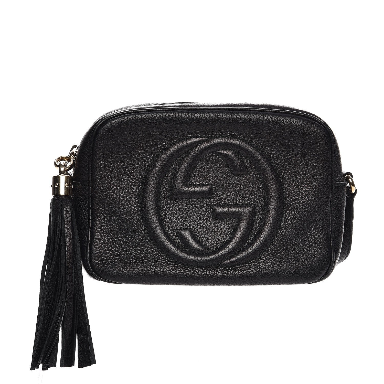 Gucci Pebbled Calfskin Small Soho Disco Bag Black 1 of 7