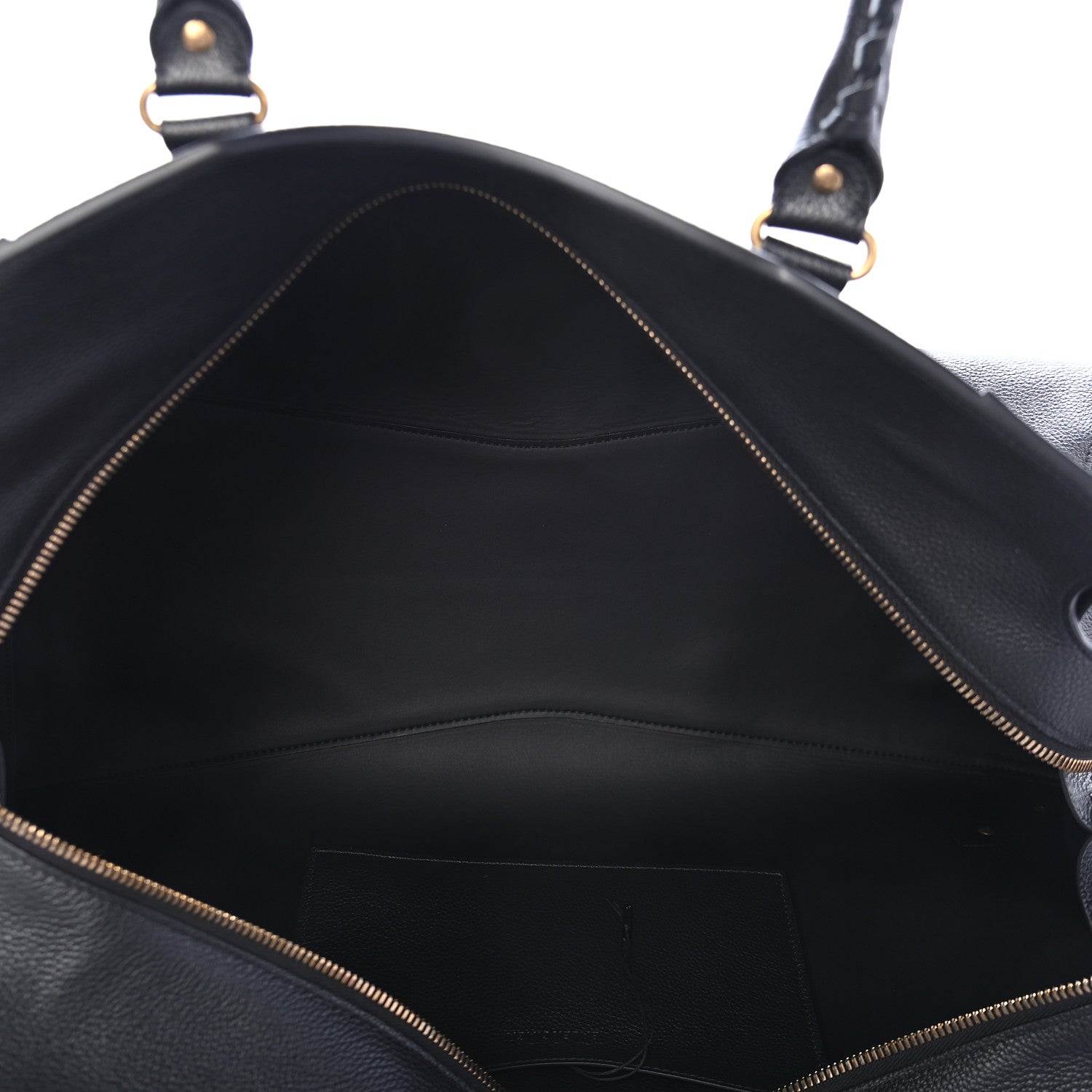 Balenciaga Grained Calfskin Neo Classic Gold Hardware Large Top Handle Bag Black 4 of 8