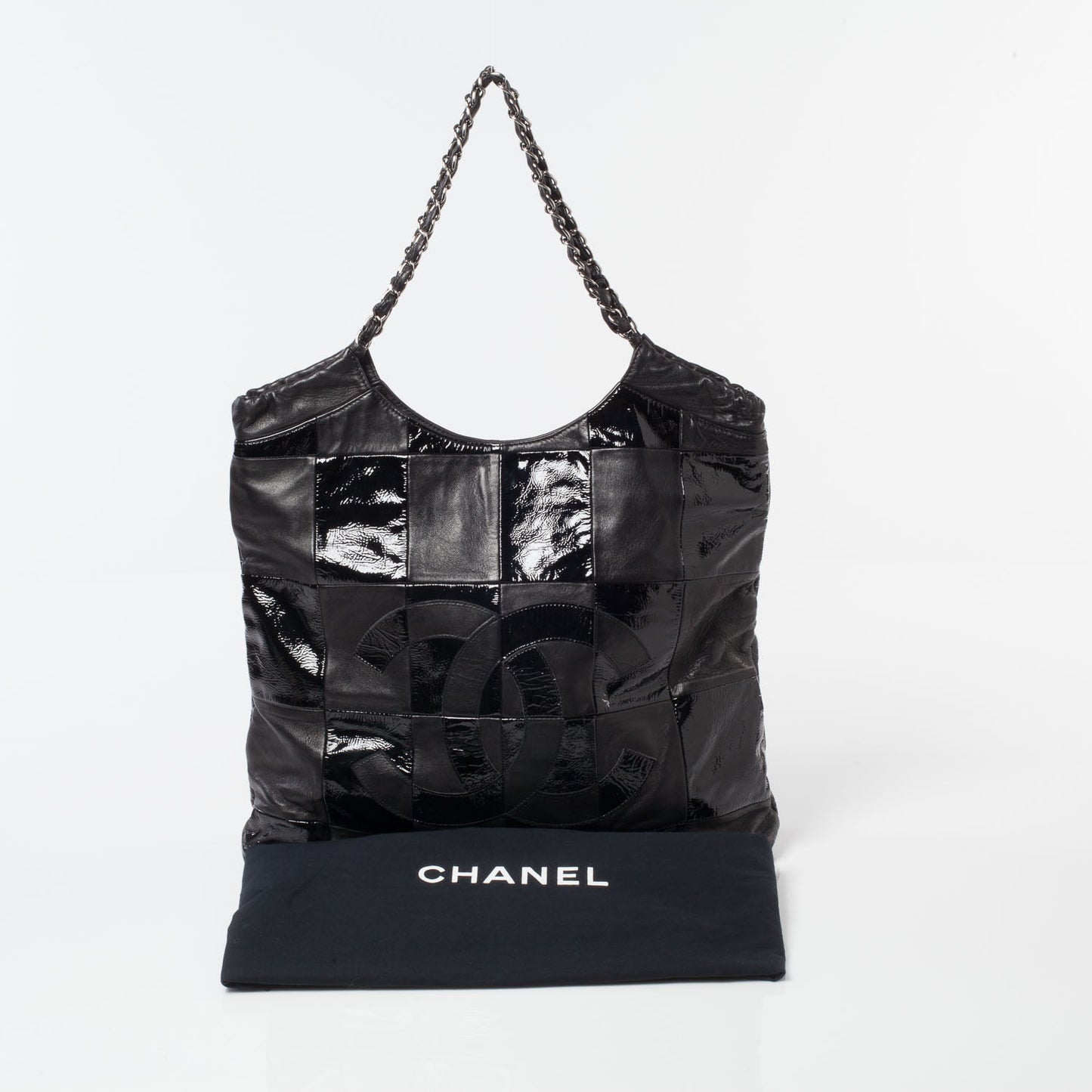Patent Patchwork Brooklyn Large Tote