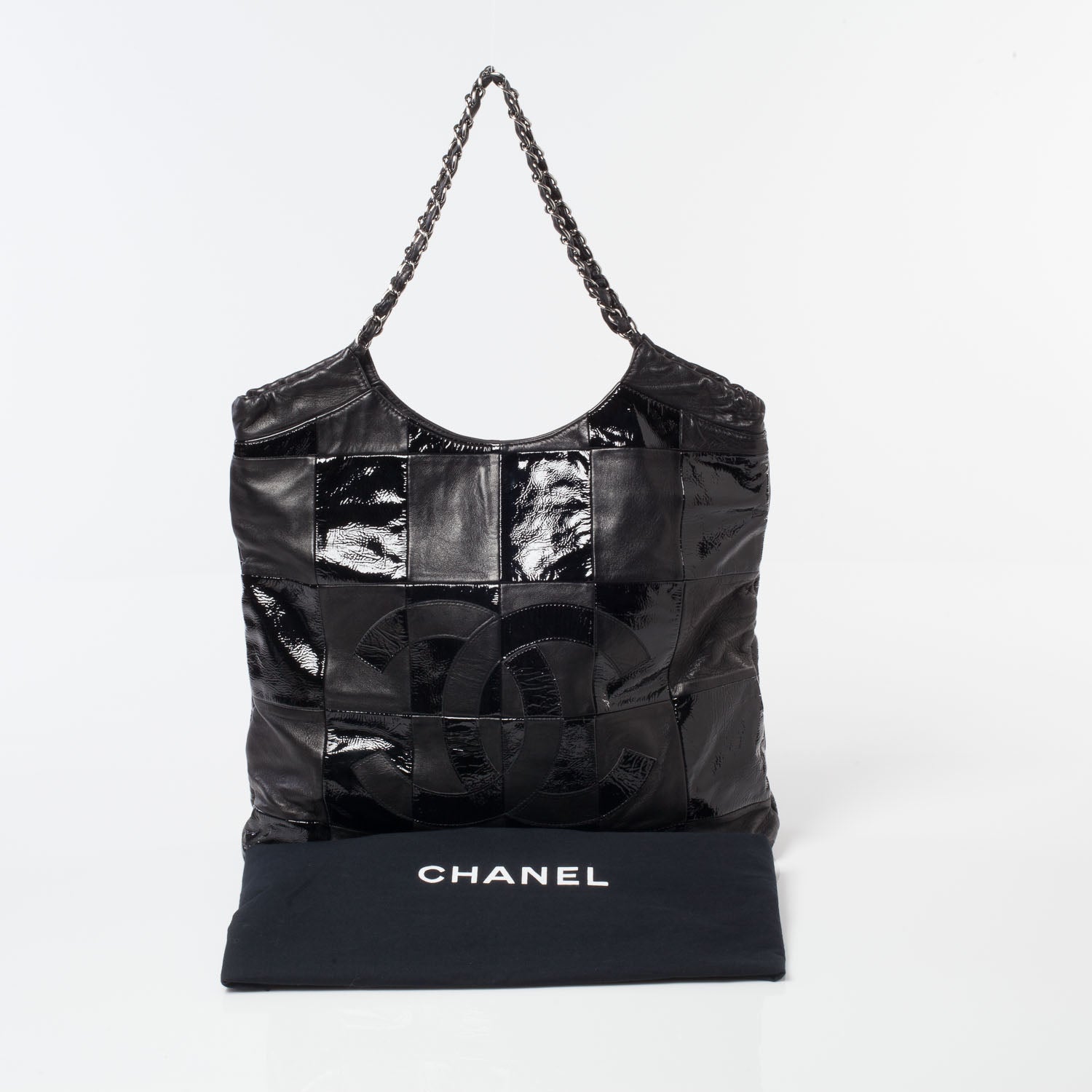 Chanel Patent Patchwork Brooklyn Large Tote 10 of 10