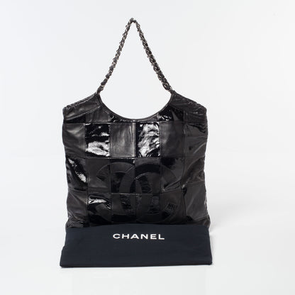 Chanel Patent Patchwork Brooklyn Large Tote 10 of 10