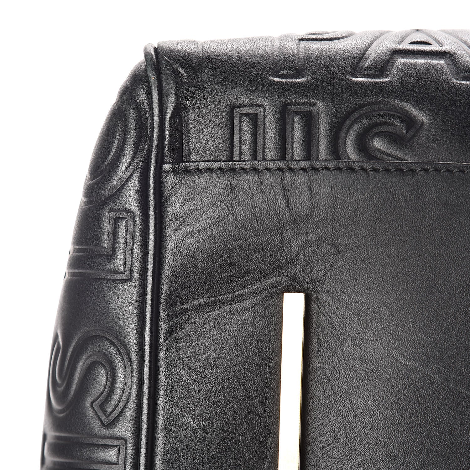 Louis Vuitton Calfskin Embossed Speedy Cube 30 Black 10 of 14