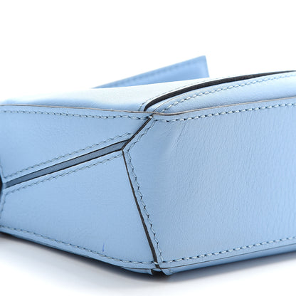 Loewe Calfskin Nano Puzzle Bag Blue 7 of 8