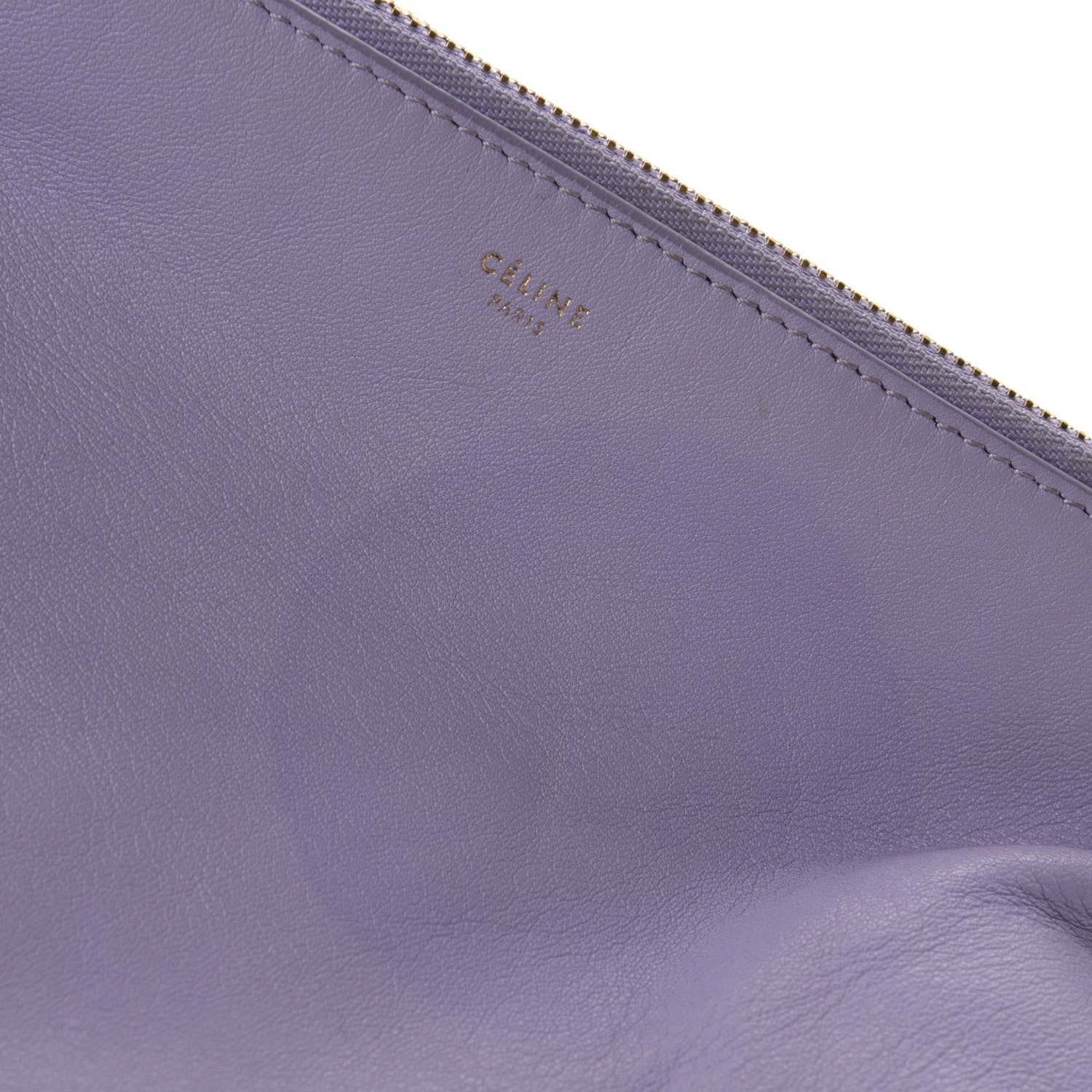 Celine Lambskin Large Trio Crossbody Bag Lilac 9 of 14