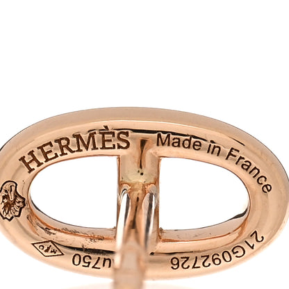 Hermes 18K Rose Gold TPM Farandole Stud Earrings 4 of 5