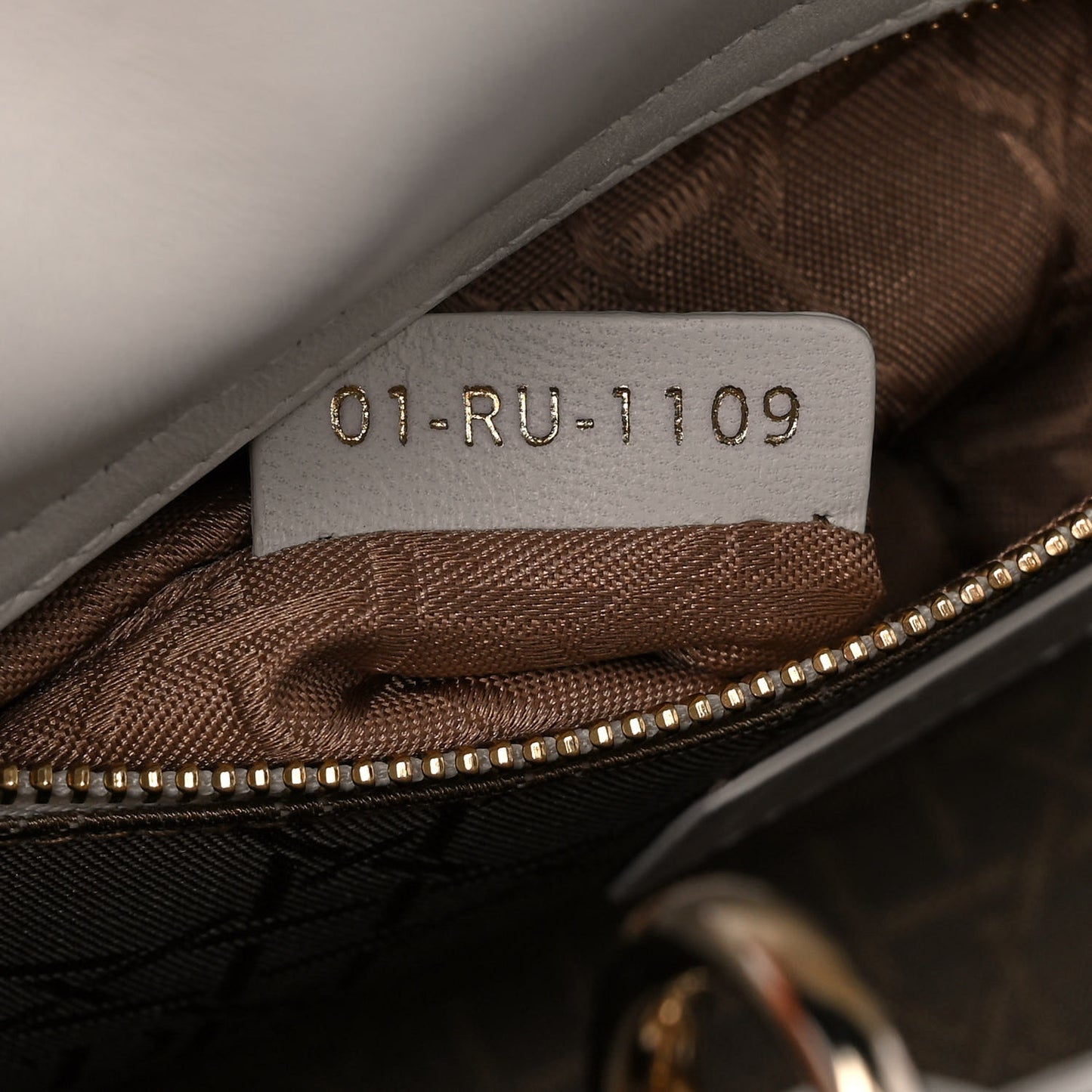 Lambskin Cannage Small My ABCDior Lady Dior White