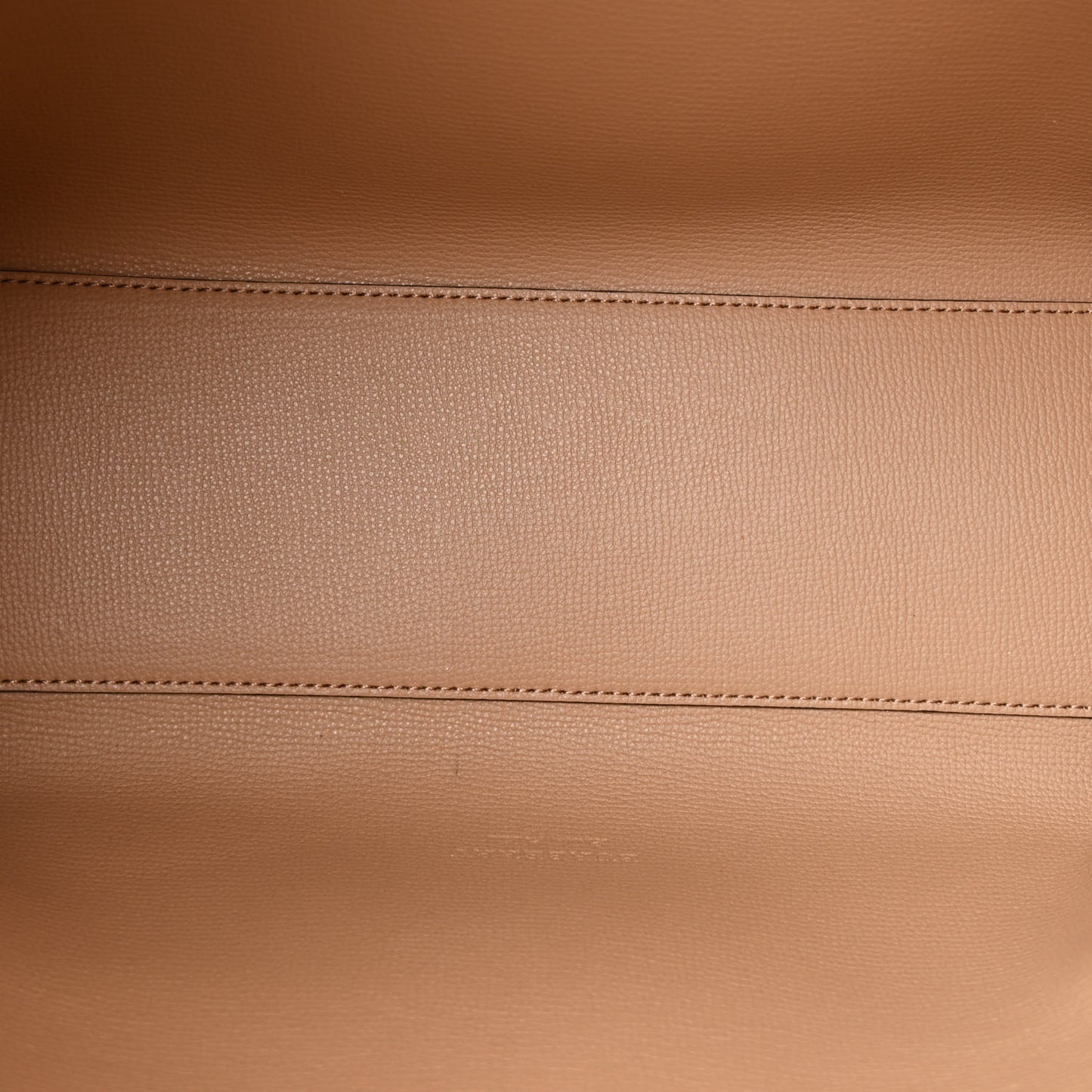 Grainy Calfskin Haymarket Check Medium Reversible Tote Camel