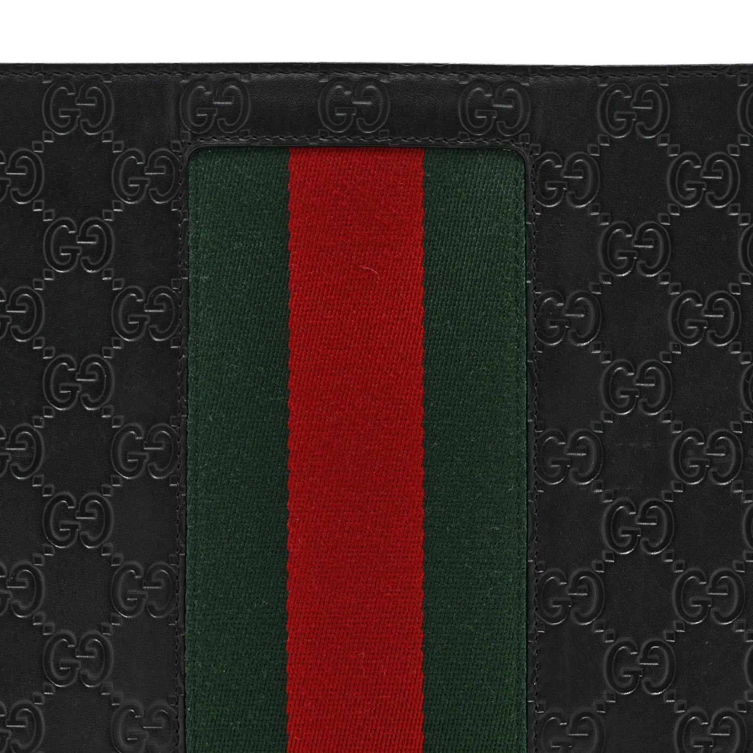 Gucci Guccissima Signature Web New Web Cosmetic Case Black 8 of 10