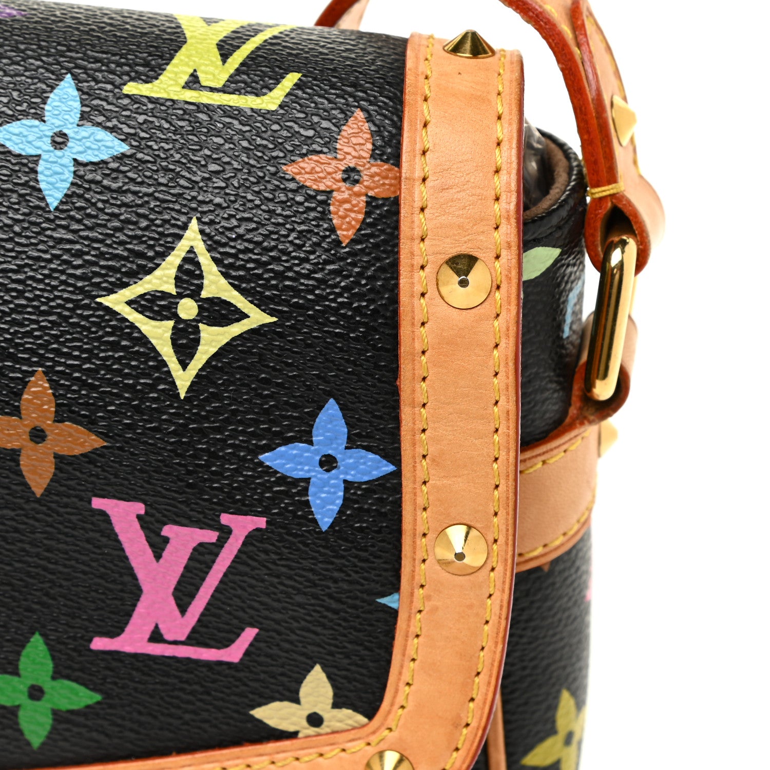 Louis Vuitton Monogram Multicolor Sologne Black 26 of 29